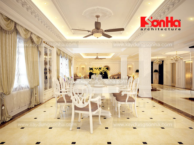 Thiết kế nội thất phòng bếp kiểu Pháp, Phòng bếp phong cách Pháp đẹp, Phong bep kieu Phap dep